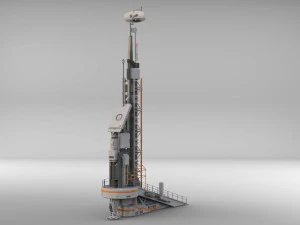 antenna post 1 3D Model