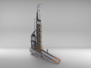 antenna post 1 3D Model