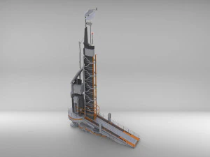 antenna post 1 3D Model
