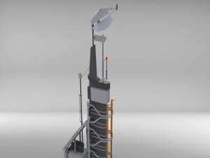 antenna post 1 3D Model