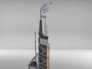 antenna post 1 3D Model