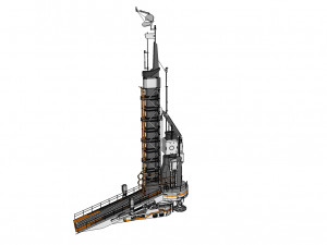 antenna post 1 3D Model