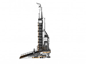 antenna post 1 3D Model
