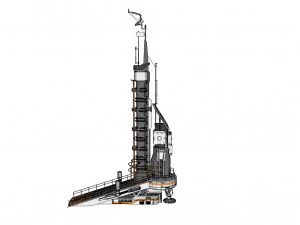 antenna post 1 3D Model