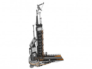 antenna post 1 3D Model
