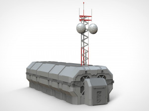 antenna post 2 Model 3D