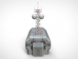 antenna post 2 Model 3D