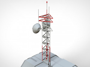 antenna post 2 Model 3D