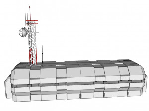 antenna post 2 Model 3D