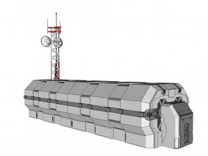 anten direği 2 3D Model