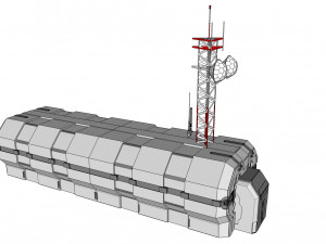 antenna post 2 Model 3D