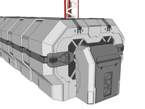 anten direği 2 3D Model