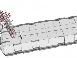 anten direği 2 3D Model