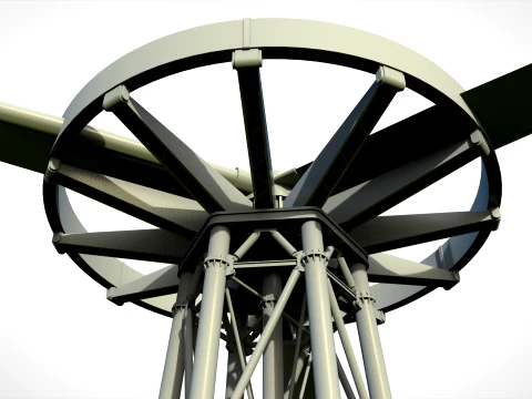 Wind turbine 13 3D Model