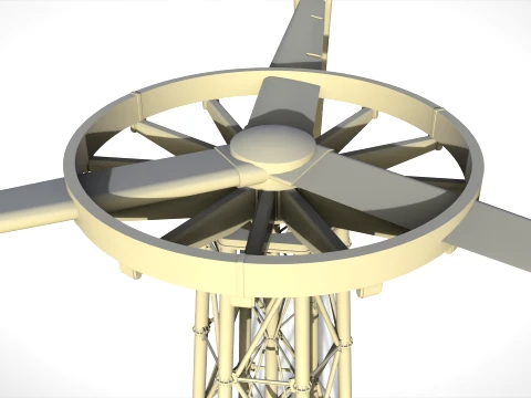 Wind turbine 13 3D Model