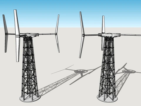 Wind turbine 13 3D Model