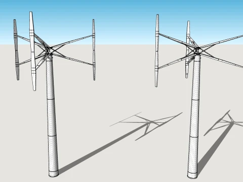 Wind turbine 13 3D Model