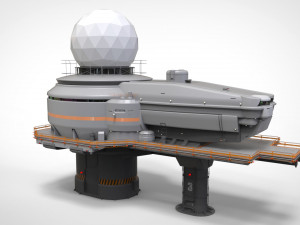 Antenna post 4 3D Model