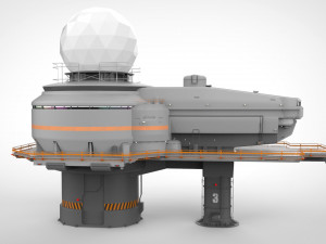 Antenna post 4 3D Model
