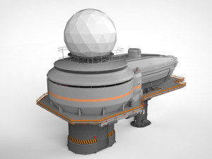 Antenna post 4 3D Model