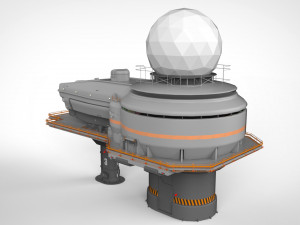 Antenna post 4 3D Model