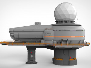 Antenna post 4 3D Model