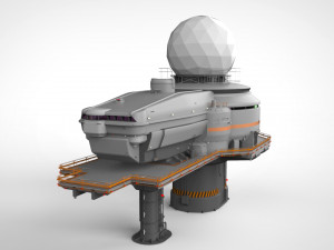 Antenna post 4 3D Model