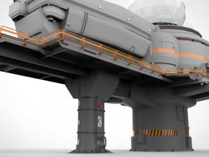 Antenna post 4 3D Model