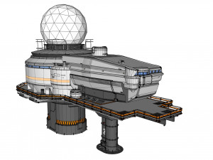 Antenna post 4 3D Model