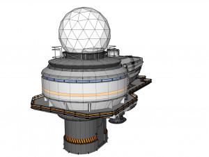 Antenna post 4 3D Model
