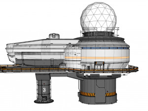 Antenna post 4 3D Model