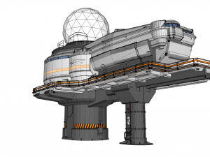 Antenna post 4 3D Model