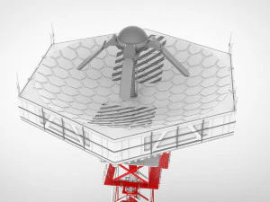 sci-fi antenna post 3 3D Model