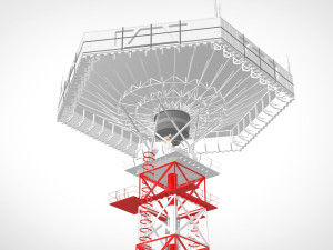 sci-fi antenna post 3 3D मॉडल