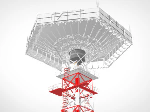 sci-fi antenna post 3 3D Model