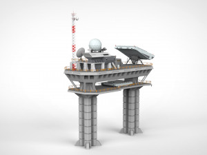 Radar platform 1 3D मॉडल