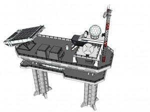Radar platform 1 3D मॉडल