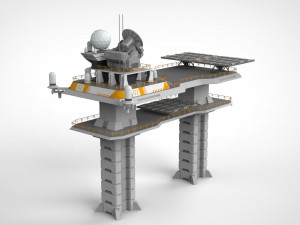 Radar platform 2 Modello 3D
