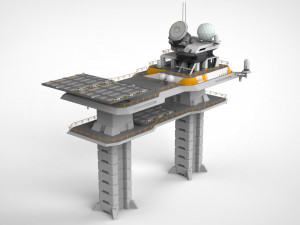 Radar platform 2 Modello 3D