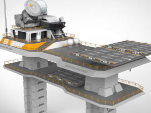 Radar platform 2 Modello 3D