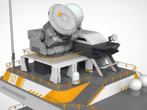 Radar platform 2 Modello 3D