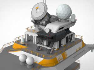 Radar platform 2 Modello 3D