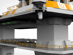 Radar platform 2 Modello 3D