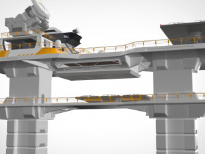 Radar platform 2 Modello 3D