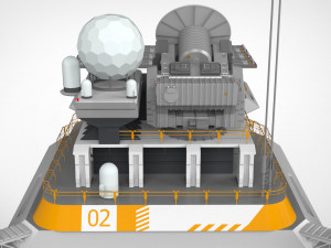 Radar platform 2 Modello 3D