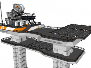 Radar platform 2 Modello 3D