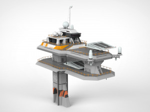 Radar platform 3 3D मॉडल