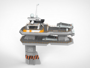 Radar platform 3 3D मॉडल