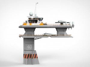 Radar platform 3 3D मॉडल