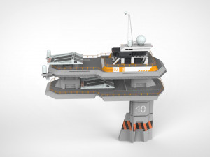 Radar platform 3 3D मॉडल